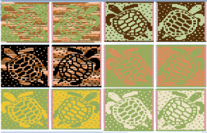 turtle potholder  color options